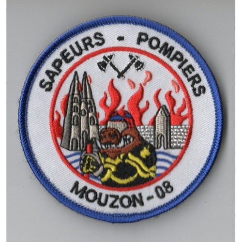 Ecussons pompiers mouzon sdis - pompiers,