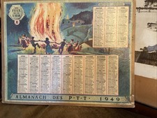 Ancien Calendrier PTT Almanach 1949 Département De L’Aube