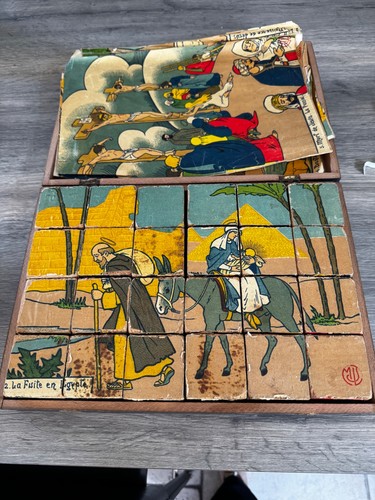Puzzle ancien bois jésus - puzzle, au