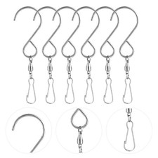  6 Pcs Crochet Boucher Inox En