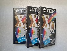 3 Cassette VHS Vierge TDK XQ