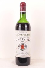 saint-émilion château la gaffelière grand cru classé rouge 1974 - bordeaux