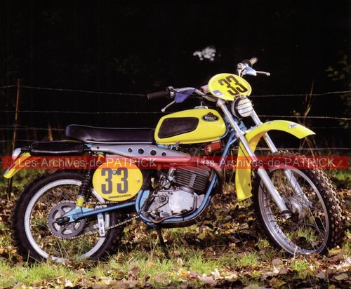 Monark 125 isdt - 1972, fiche