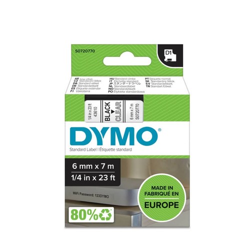 Ruban étiquetage dymo 6 - dymo,