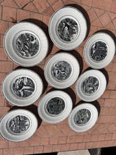 Digoin Sarreguemine assiettes Scènes De Chasse