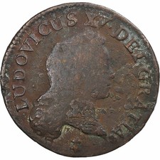 France, Louis XV, 1/2 Sol au