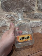 Carafe en verre  vintage Berger, anisette liqueur