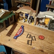 Lot Playmobil Tunique bleu, indien, cowboy