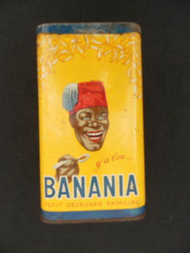 Ancienne boîte publicitaire