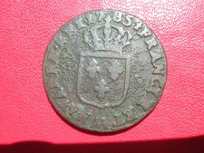 FRANCE  MONNAIE  D UN SOL LOUIS XVI 1785 AA (A3846)