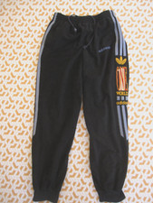 Pantalon Adidas One World 80'S Noir Velour Survetement vintage enfant - 10 ans