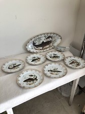 Service à poisson assiettes +