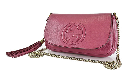 Auth gucci violet cuir - gucci,