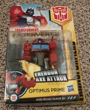 Lot of 2 - TRANSFORMERS CYBERVERSE,  MEGATRON, OPTIMUS PRIME ENERGON, HASBRO