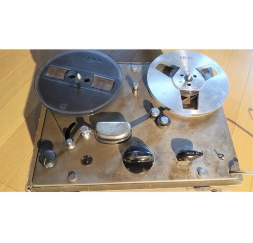 Old akai tape recorder - old,