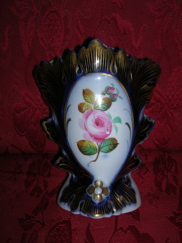 Vase porcelaine bleu - vase,
