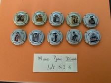 Lot de 10 capsules  de champagne José Marc 