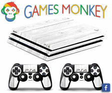 Skin Peau compatible pour PS4 PRO - Bois Blanc