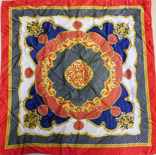 Foulard vintage 100 soie - foulard,