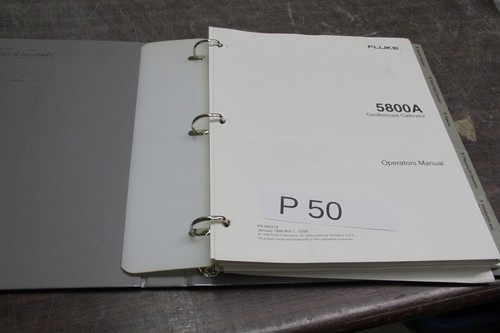 Fluke 5800a oscilloscope - fluke,