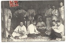 02  LA FERE  17 EME REGIMENT D ARTILLERIE  CORVEE DE POMMES DE TERRE