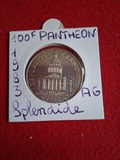 MONNAIE DE 100F PANTHEON EN ARGENT MASSIF 900%