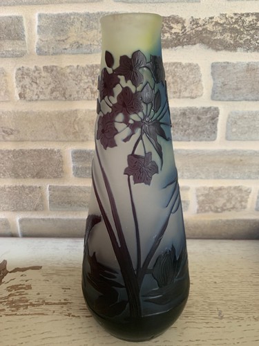 Vase gallé art nouveau - gallé, décor