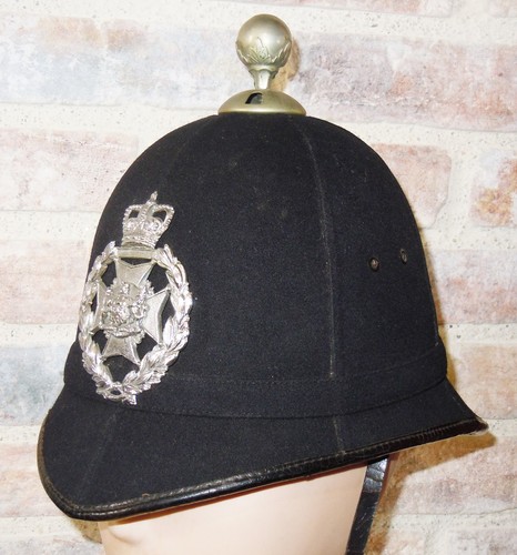 Ancien casque anglais bobby - ancien,