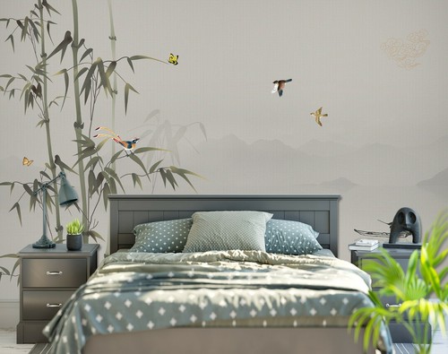 Feuilles bambou c853 - de, 3d