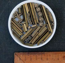 Lot de fers à dorer plaque