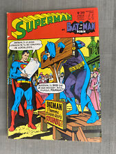 SUPERMAN ET BATMAN ET ROBIN N°20 ED SAGÉDITION AOÛT 1970 EN TRÈS BON ÉTAT