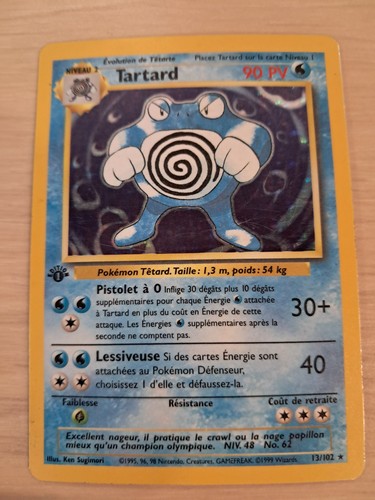 Carte pokémon tartard 102 - pokémon, 13/102