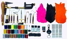 Dragon Kit Montage de Mouches, Étau, Torche, Thread, Tinsel, Floss, Bobine, Whip