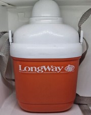 ⭐️ Gourde Isotherme Longway Annees 90' Orange 1 Litre ⭐️