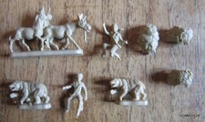 1:72 HO ATLANTIC 1005 ~ DAVY CROCKETT  FAR-WEST STORY / 8  FIGURINES