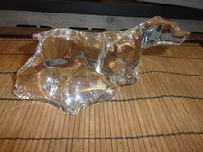 figurine de chien en verre
