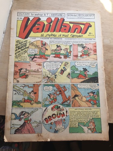 Journal vaillant pif 334 - bd,