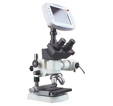 Microscope Métallographique 600× Avec Écran LCD Intégré De 7" Et Caméra Full HD