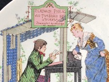 Assiette Sarreguemines Richard