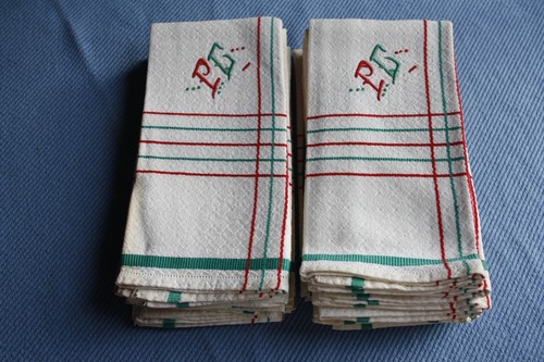 Lot 12 serviettes de - lot,