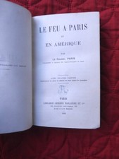 SAPEUR POMPIER Le Feu à Paris et en Amérique par Colonel PARIS 1881 18