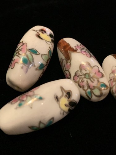 Hand painted porcelain - painted, chinese