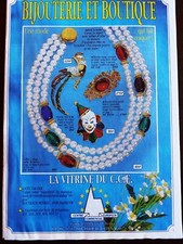 Bijouterie et boutique vitrine du cce catalogue 80's 90's