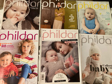 Lot de 6 Catalogues  PHILDAR.  Layette  / Tricot