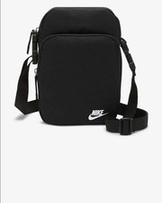 Nike Sac/À Bandoulière Heritage Crossbody (4 Lt.), Unisexe - 010 (Noir/Blanc)