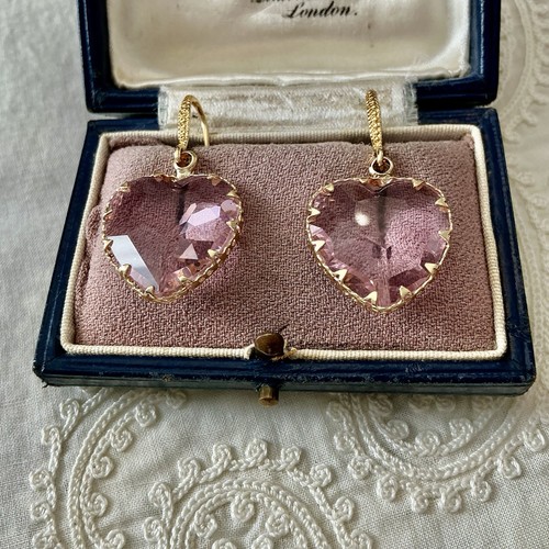 Cœur taillé cristal rose - cŒur,