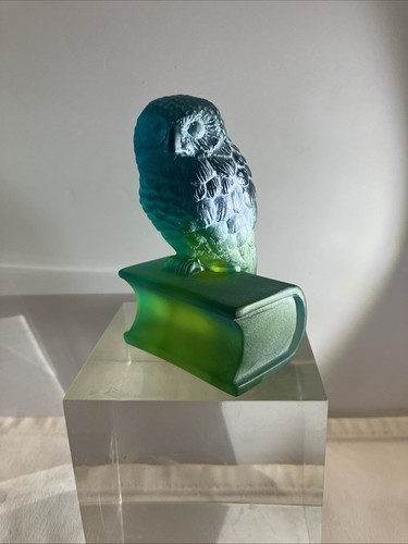 Sculpture chouette sur livre - sculpture,