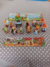 LOT KINDER ASTERIX ET LES ROMAINS SERIE COMPLETE+VARIANTE OBELIX-FRANCE 2003+BPZ