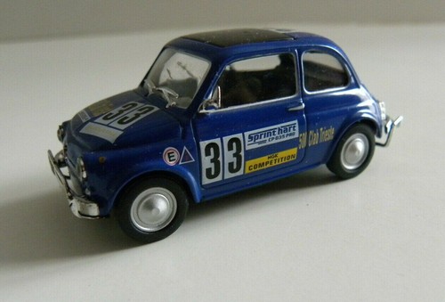 Fiat 500 bleu n - 1/43,