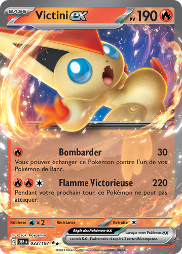 Carte pokémon victini - pokémon, victini-ex
